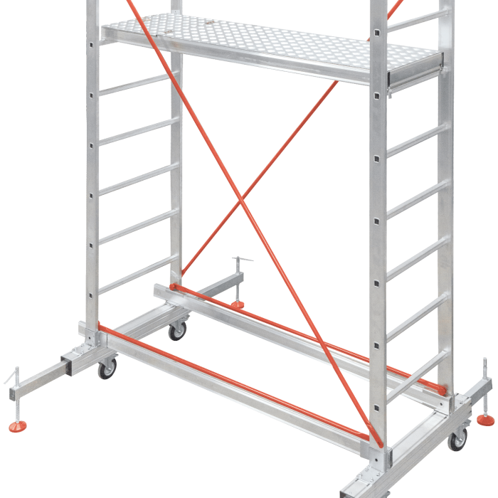 Single-Stage Aluminium Scaffold Tower