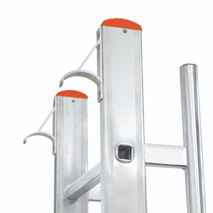 Single-Section Ladder with Safety Rail