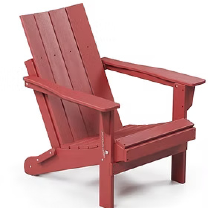 Straight Back Adirondack - Red