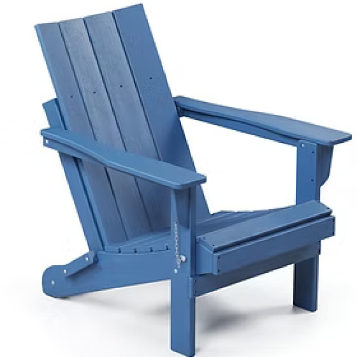 Straight Back Adirondack - Blue
