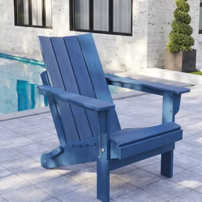 Straight Back Adirondack - Blue