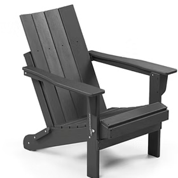 Straight Back Adirondack - Black