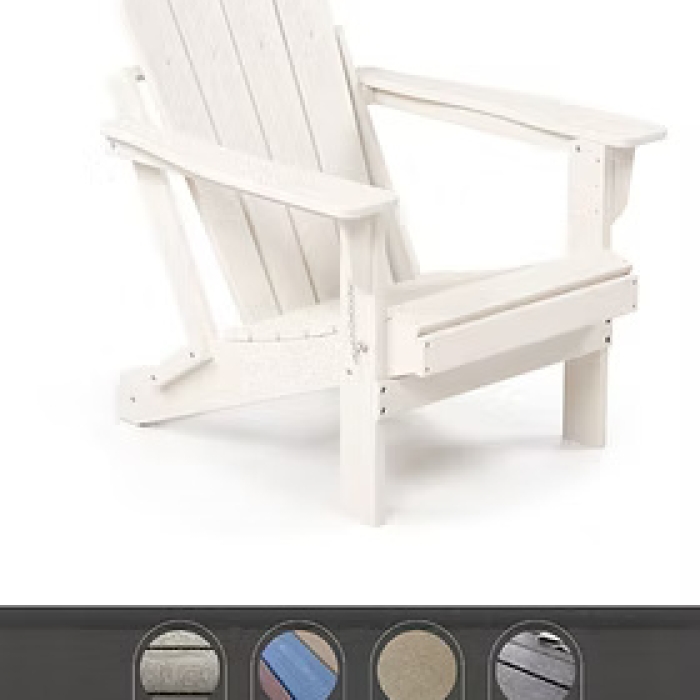 Classic Folding Adirondack - White