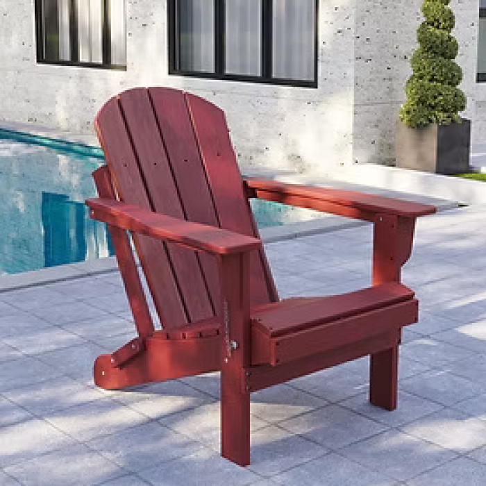 Classic Folding Adirondack - Red