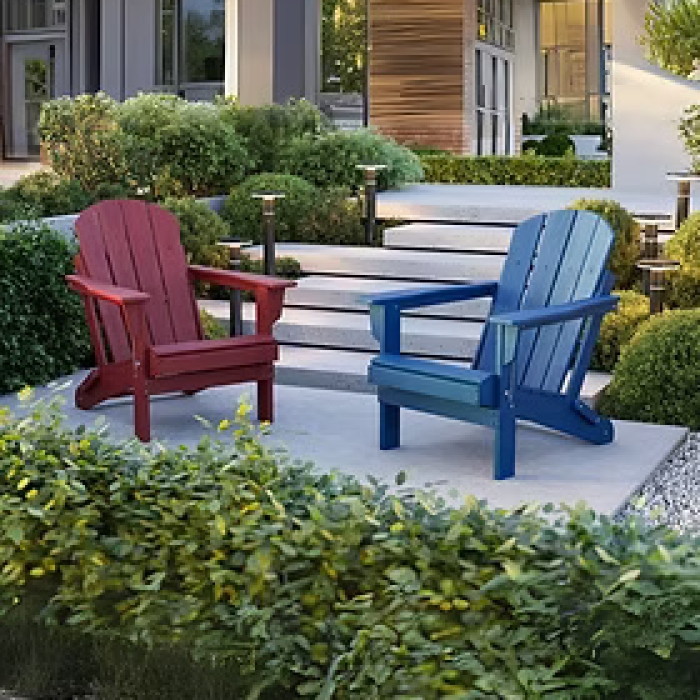 Classic Folding Adirondack - Red