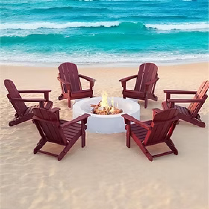 Classic Folding Adirondack - Red