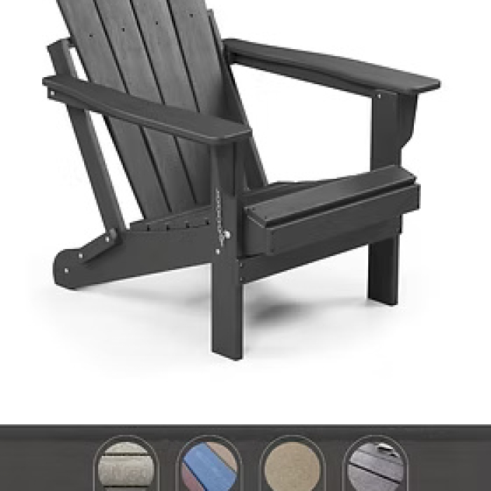 Classic Folding Adirondack - Black