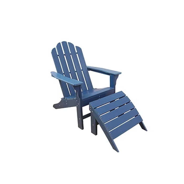 Adirondack Foot Rest - Blue