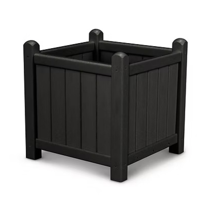 Square Flowerpot - Black