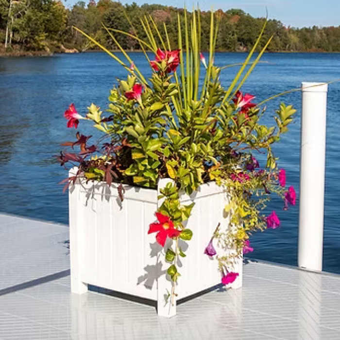 Square Flowerpot - Black