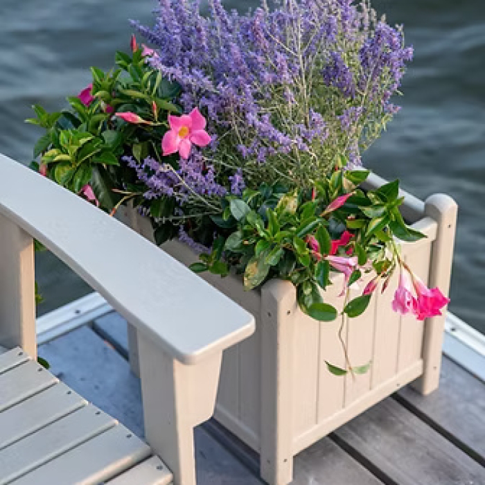 Square Flowerpot - Black