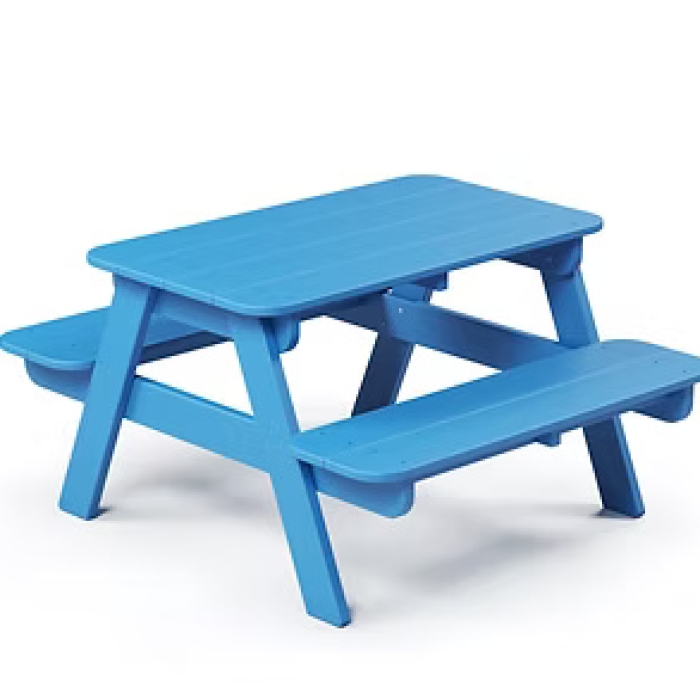Kids Picnic Table - Blue