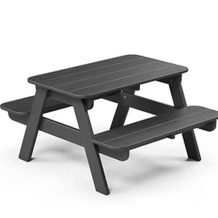 Kids Picnic Table - Black