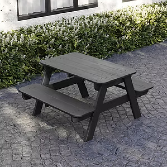 Kids Picnic Table - Black