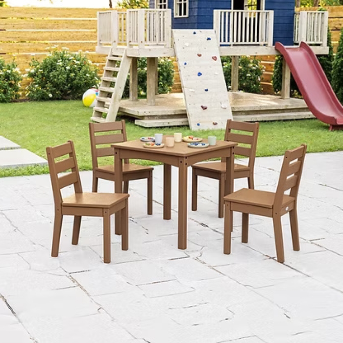 Square Kids Table - Yellow