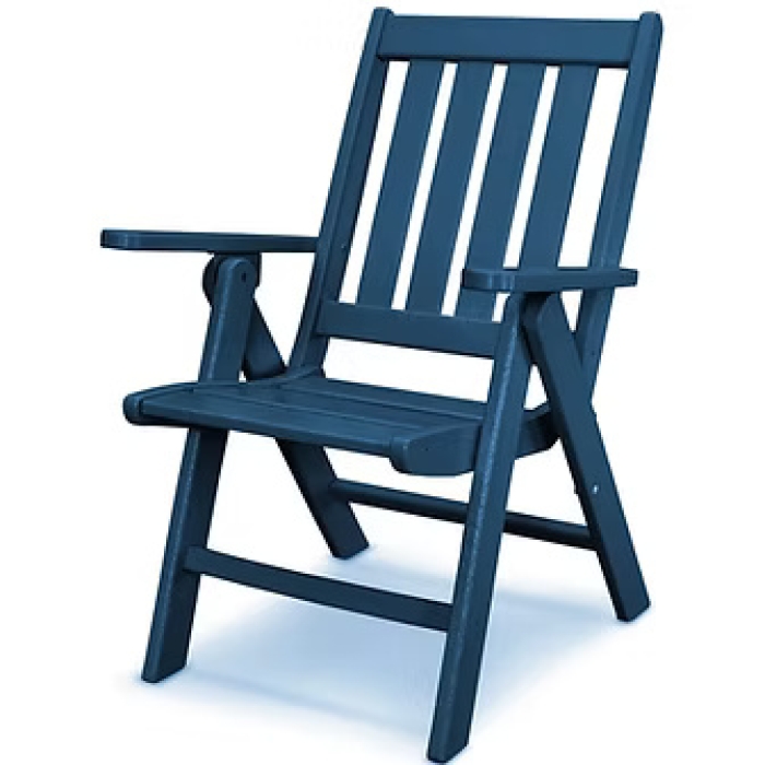 Folding Dining Chair - Blue