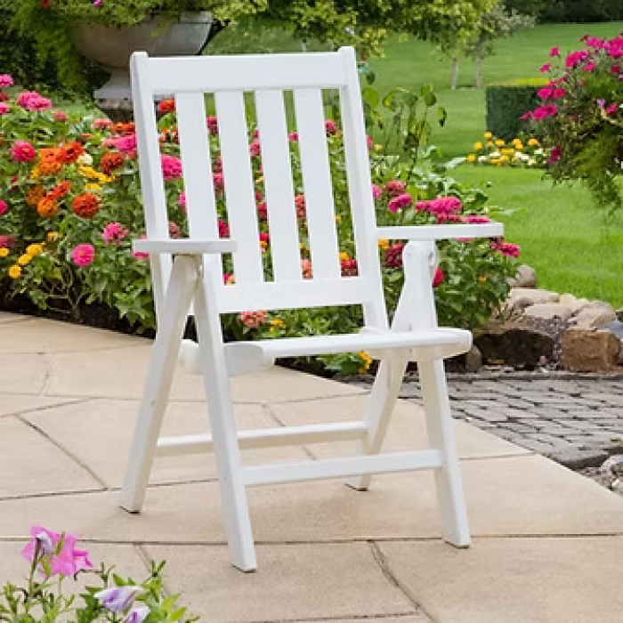 Folding Dining Chair - Black