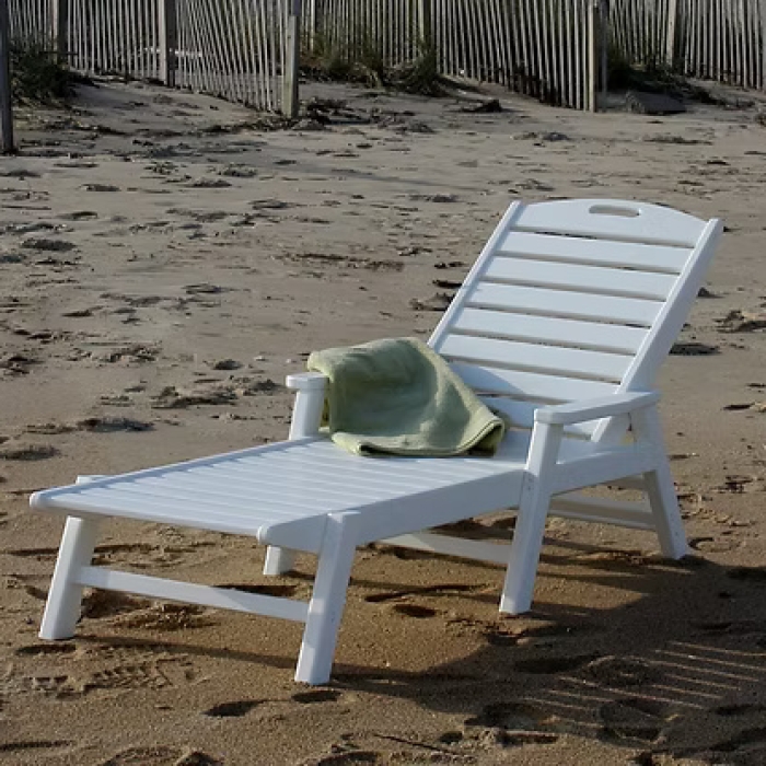 Sun Lounger - White