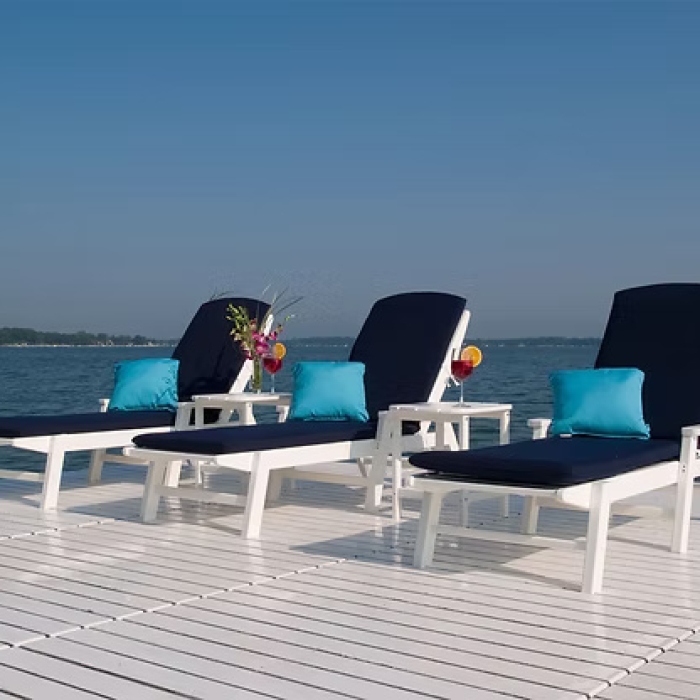 Sun Lounger - Brown 