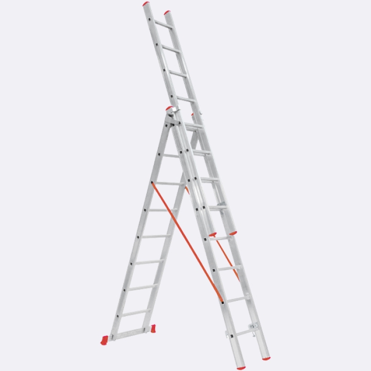 Three-Section Extension Ladder (A-Frame Type)