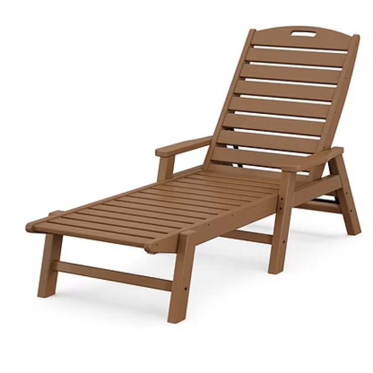 Sun Lounger - Brown 